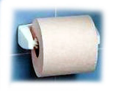 Homzbath/Selfix 22980302.12 White Self-Gluing Toilet Tissue Holder