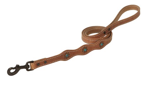 Weaver Leather Santa Fe Leash, 3/4 x 4-Feet, Russet