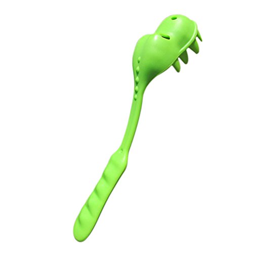gloednApple Pasta Server, Fun Dinosaur Shape Noodle Serving Spoon for Kitchen Cooking Utensil
