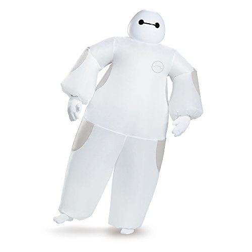 Disguise Men's White Baymax Inflatable Adult Costume
