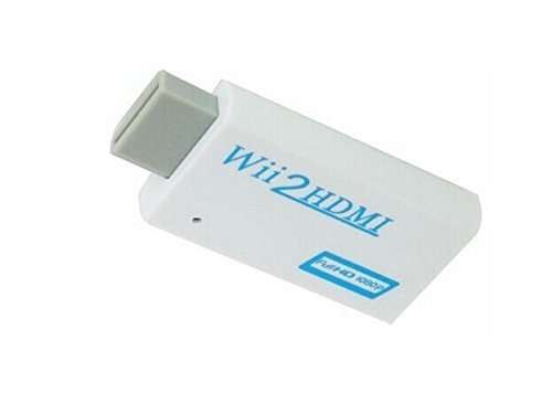 aoeyoo® Full 1080p 720P HD Nintendo Wii To HDMI Converter Output Upscaling Adapter 480i