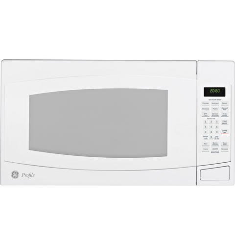 GE PEB2060DMWW Profile 2.0 Cu. Ft. White Countertop Microwave
