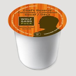 Wolfgang Puck Coffee * DECAF CHEF'S RESERVE COLOMBIAN * 48 K-Cups for Keurig Brewers