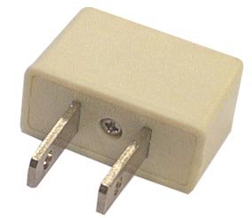 Hitech - AC Adaptor Plug Converts European Plugs to US Plugs