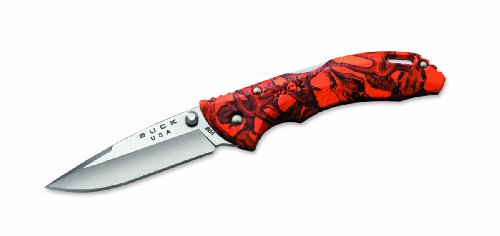 Buck Knives 0284CMS12 Bantam Knife, Orange Head Hunterz