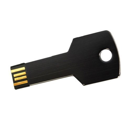 8GB Metal Key USB 2.0 Flash Drive Black