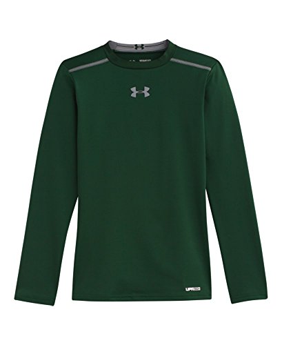 Under Armour Big Boys' HeatGear® Sonic Fitted Long Sleeve Youth Large Forest Green
