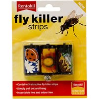 Fly Killer Strips X 3 (insecticide free & odour free)by RENTOKIL