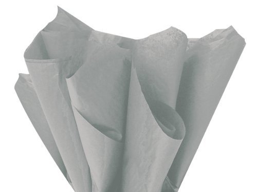 GREY GRAY Bulk Tissue Paper 15 x 20 - 100 Sheets