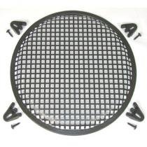 R/T 10-Inch Steel Waffle Speaker Grill with Mounting Brackets and Screws