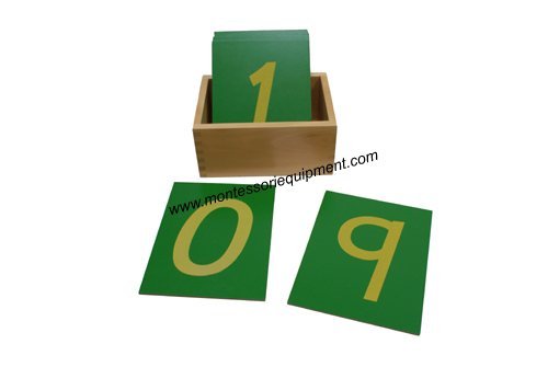 Montessori Sandpaper Numbers w/ Box by Kid Advance