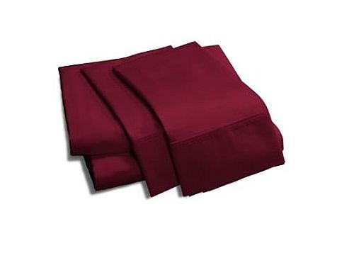 The Grand 1000-Thread-Count 100% Egyptian Cotton Sheet Set, King, Burgundy