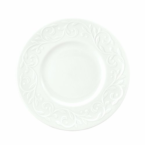 Lenox Opal Innocence Carved 7-1/4-Inch Dessert Plates, Set of 4