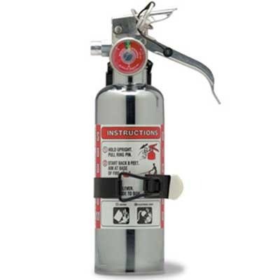 Amerex 620TC, 1lb Regular Dry Chemical Class B C Chrome Fire Extinguisher