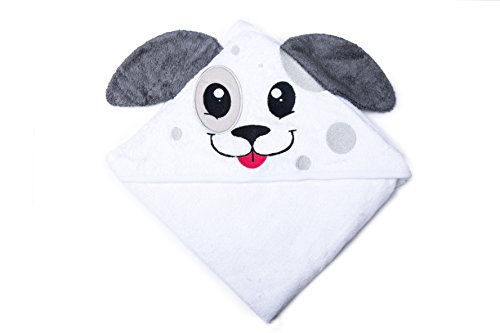 Super Soft - Cute HOODEDBABY TOWEL - Children and Toddlers up to Age 5 - 100% ORGANIC NATURAL Bamboo - Antibacterial - Hypoallergenic