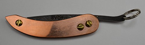 Svord PKMC Peasant Micro Folding Knife 1.875 Carbon Steel Blade, Copper Handles - SVORD-PKMC-CU
