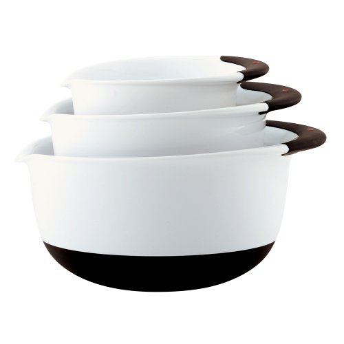 OXO SoftWorks 3-Piece Plastic Mixing Bowl Set