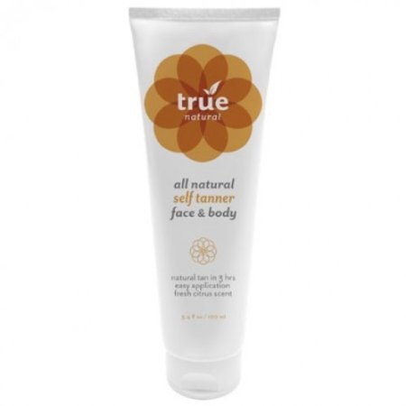 True Natural: All Natural Self Tanner Face & Body, 3.4 oz