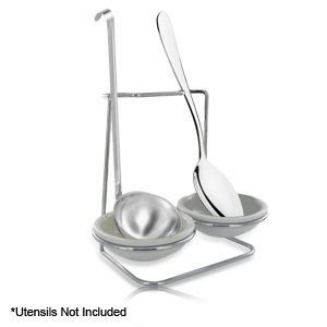 Stovetop Upright Double Spoon Dish and Stand
