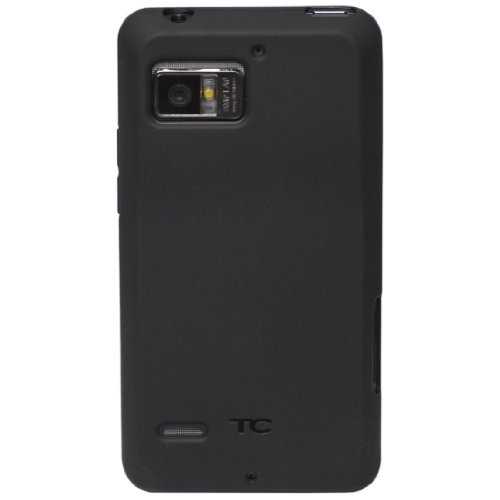 Diztronic Matte Back Black Flexible TPU Case for Motorola Droid Bionic 4G (Verizon) - Retail Packaging