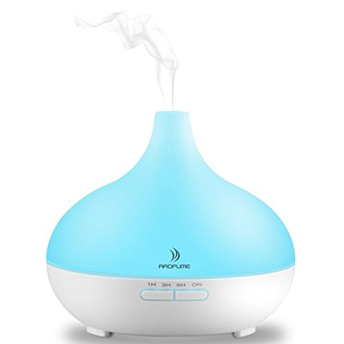 AROFUME 300ml Essential Oil Diffuser Ultrasonic Cool Mist Humidifier Aromatherapy Diffuser for Home