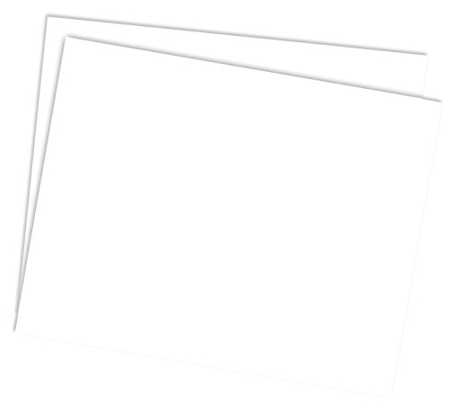 School Smart Poster Board - 11 x 14 inch - Pack of 25 - White