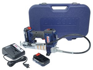 Lincoln Lubrication (LIN1884) 20-Volt Lithium Ion PowerLuber Kit (Dual Battery)