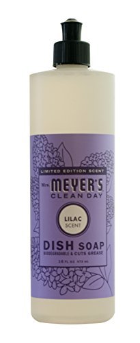 Mrs. Meyers Clean Day Dish Soap - Limited Edition Lilac Scent 16 Oz