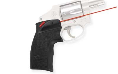 Crimson Trace Defender Series Accu-Grips Red Laser Sight for S&W J-Frame & Taurus Small Fame Revolvers - DS-124
