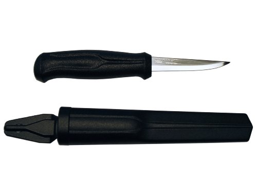 Morakniv Basic Wood Carving Knife with Carbon Steel Blade, 3.1-Inch