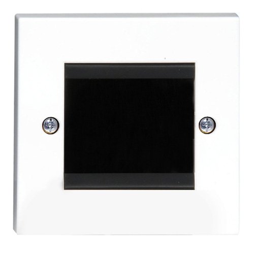 Philex 70435R Single Width Brushed Cable Entry/Exit Faceplate