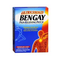 Bengay Pain Relieving Patch, Ultra Strength, Regular Size, 5-Count Patches
