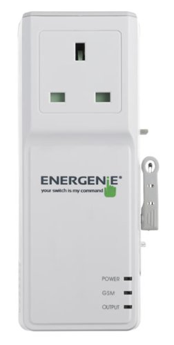 Energenie Remote GSM Controlled UK Mains Socket - White