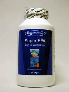 Allergy Research Group Super EPA Fish Oil Concentrate -- 200 Softgels