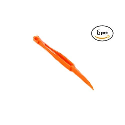 Citrus Peeler in Bright Orange Color - (6 Pack) - Replaces Tupperware Peeler