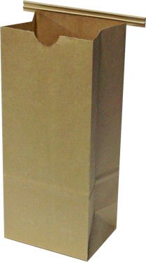 Resealable Kraft Tin Tie Poly-lined Bags - 1/2 Lb - 25 Pack