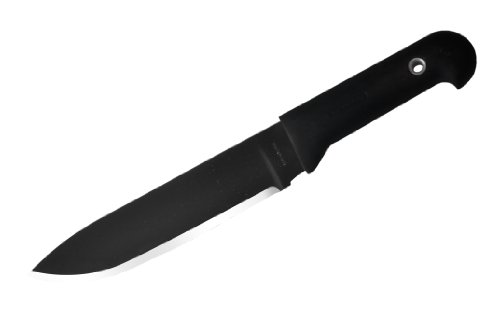 Condor Tool & Knife Varan 8-Inch Drop Point Blade, Polypropylene Handle, Black Leather Sheath
