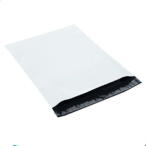 White Poly Mailers Shipping Mailing Envelopes Bags 2 Mil Thick,Packing 100pcs