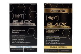 High T Black AM/PM - #1 Best Selling Pre Workout Hardcore Formulation & High T Black Caffeine Free, Testosterone Booster