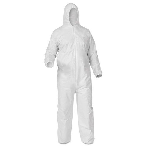 KIMBERLY-CLARK PROFESSIONAL* KLEENGUARD A35 Coveralls, 2XL, White - Includes 25 coveralls.