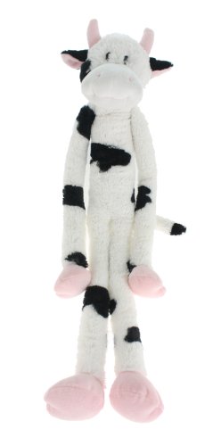 Multipet Swingin Slevin Spotted Cow Plush Dog Toy, 3X-Large, 30-Inch