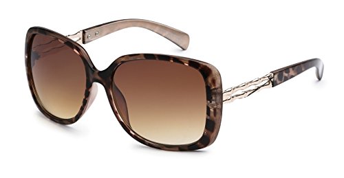 Eason Eyewear Women's Designer Inspired Square Sunglasses