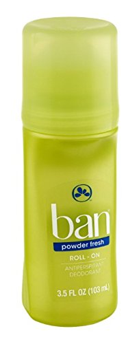 Ban Roll-On Antiperspirant Deodorant, Powder Fresh, 3.5-Ounce (Pack of 3)