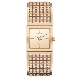 DKNY Bryant Park Rose Gold-Tone Wide Bangle Women's watch #NY2232