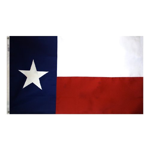 Annin Flagmakers 4-Feet by 6-Feet Tough-Tex Texas State Flag