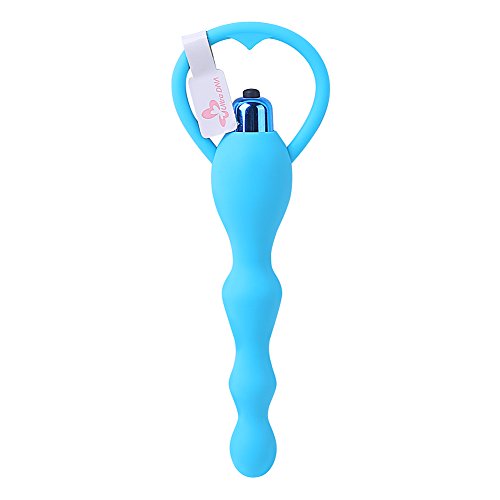Silicone Vibrating Bum Beads Anal Beads Massage Stick Anal Beads Orgasm Prostate Massager with Erotic Dice