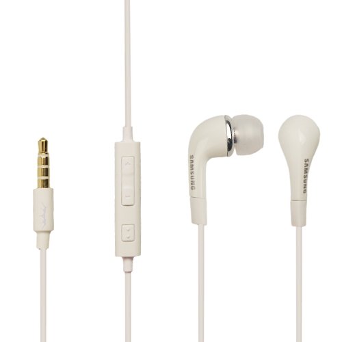 Samsung 3.5mm EHS64 Stereo Headset with Remote and Mic OEM, White