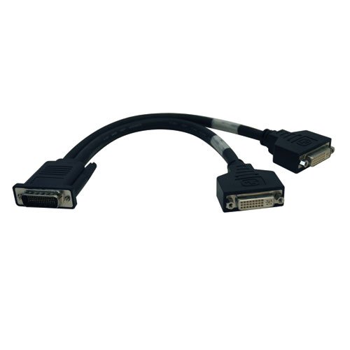 Tripp Lite DMS-59 to Dual DVI Splitter Y Cable (M to 2x DVI-I F) 1-ft.(P576-001)