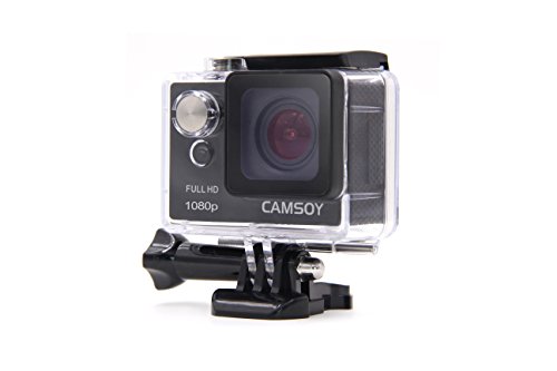Camsoy F1 High End Full Hd Wifi Control Video Lapse Capture Mode Action Camera 1080p with 2inch Screen