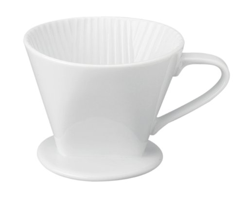 HIC Harold Import Filter Cone, Number 2-Size, Brews 2 to 6-Cups, White